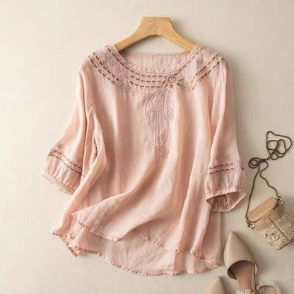 CATE | LINEN BLOUSE
