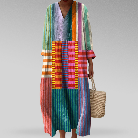 EVELYN | COLORBLOCK BREEZE DRESS