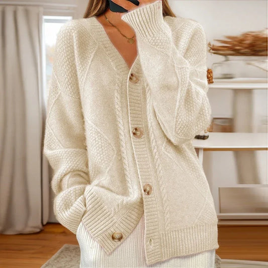 AALIYAH | CABLE-KNIT CARDIGAN