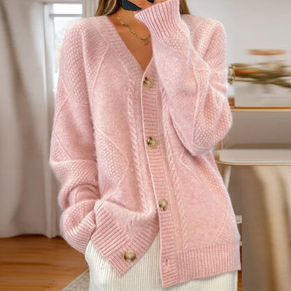 AALIYAH | CABLE-KNIT CARDIGAN