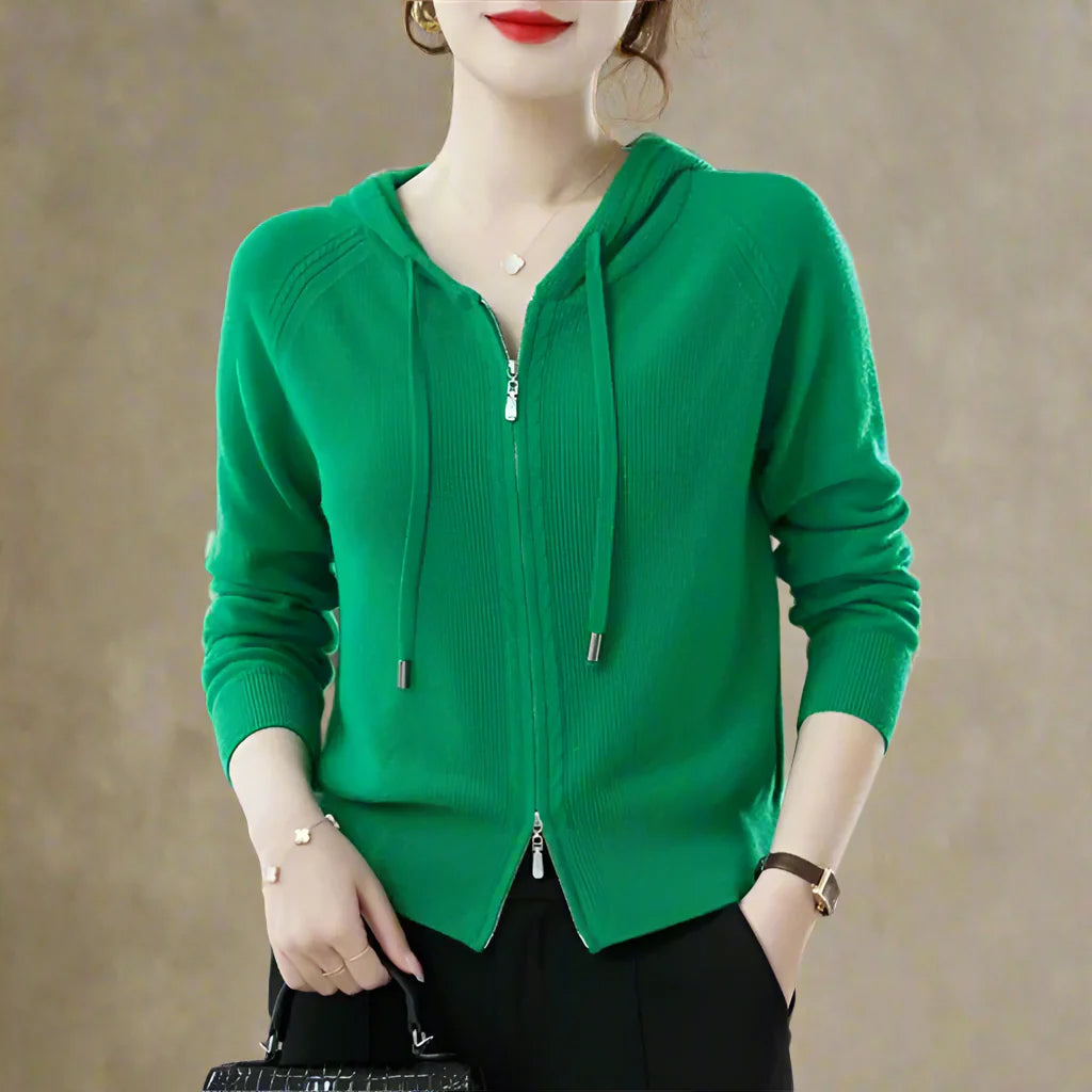 HANNAH | LOFT KNIT HOODIE