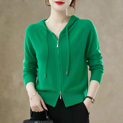 HANNAH | LOFT KNIT HOODIE