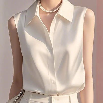MIRANDA | SATIN SUMMER BLOUSE