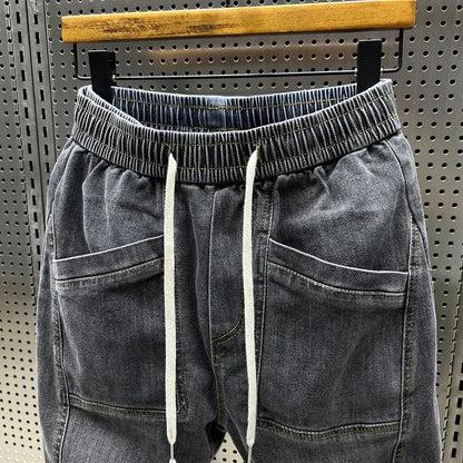 LEO | DENIM JOGGER STYLE TROUSERS