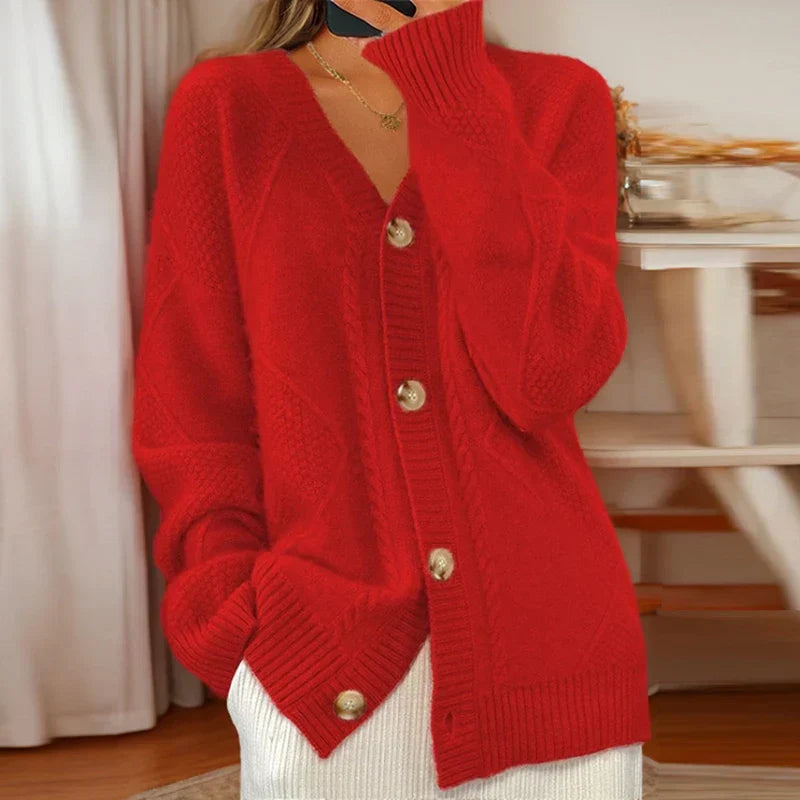 AALIYAH | CABLE-KNIT CARDIGAN