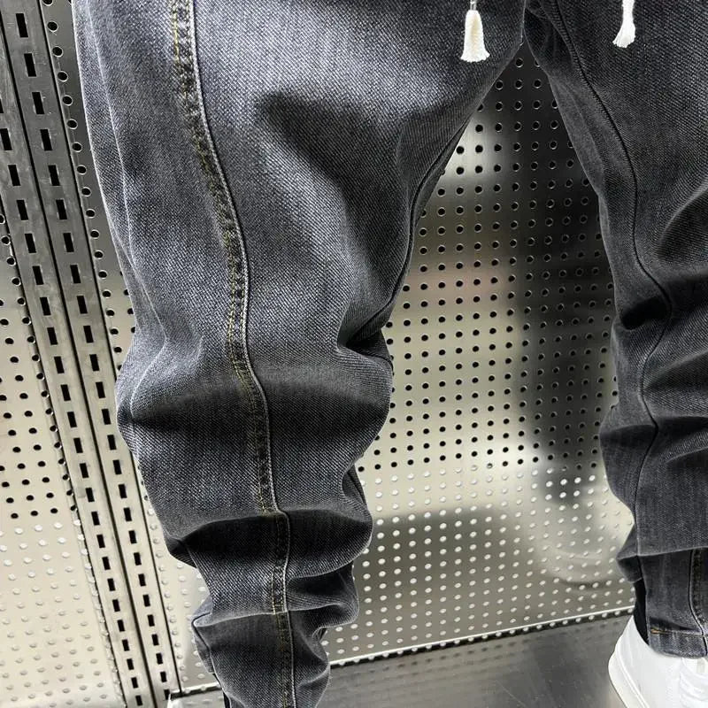 LEO | DENIM JOGGER STYLE TROUSERS
