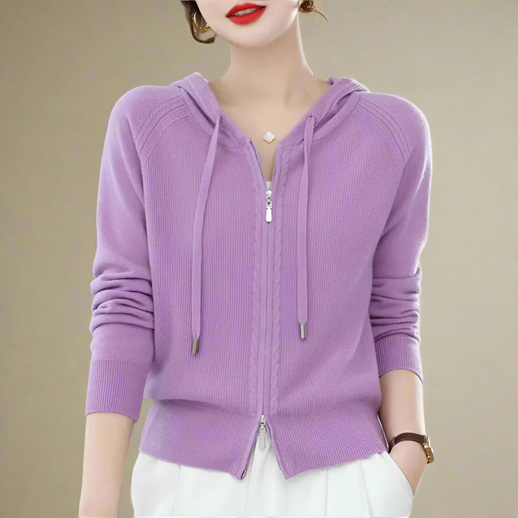 HANNAH | LOFT KNIT HOODIE