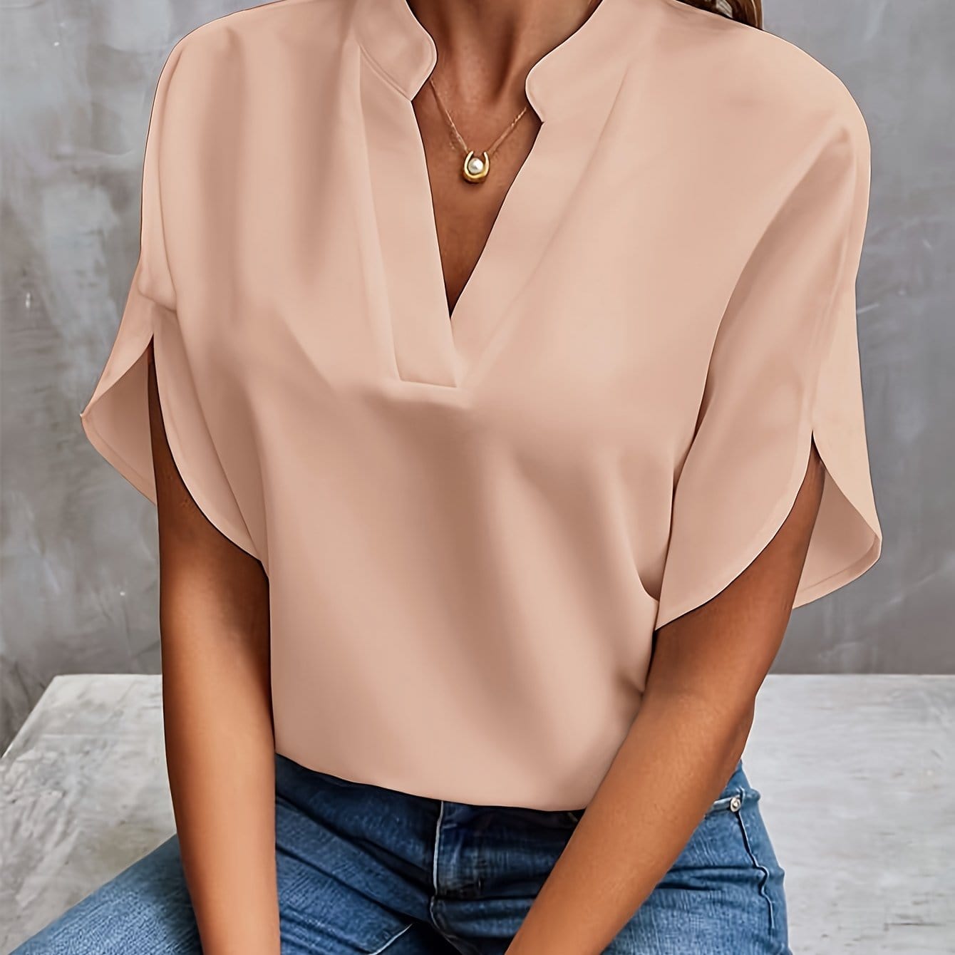 SOPHIE | DRAPED BLOUSE