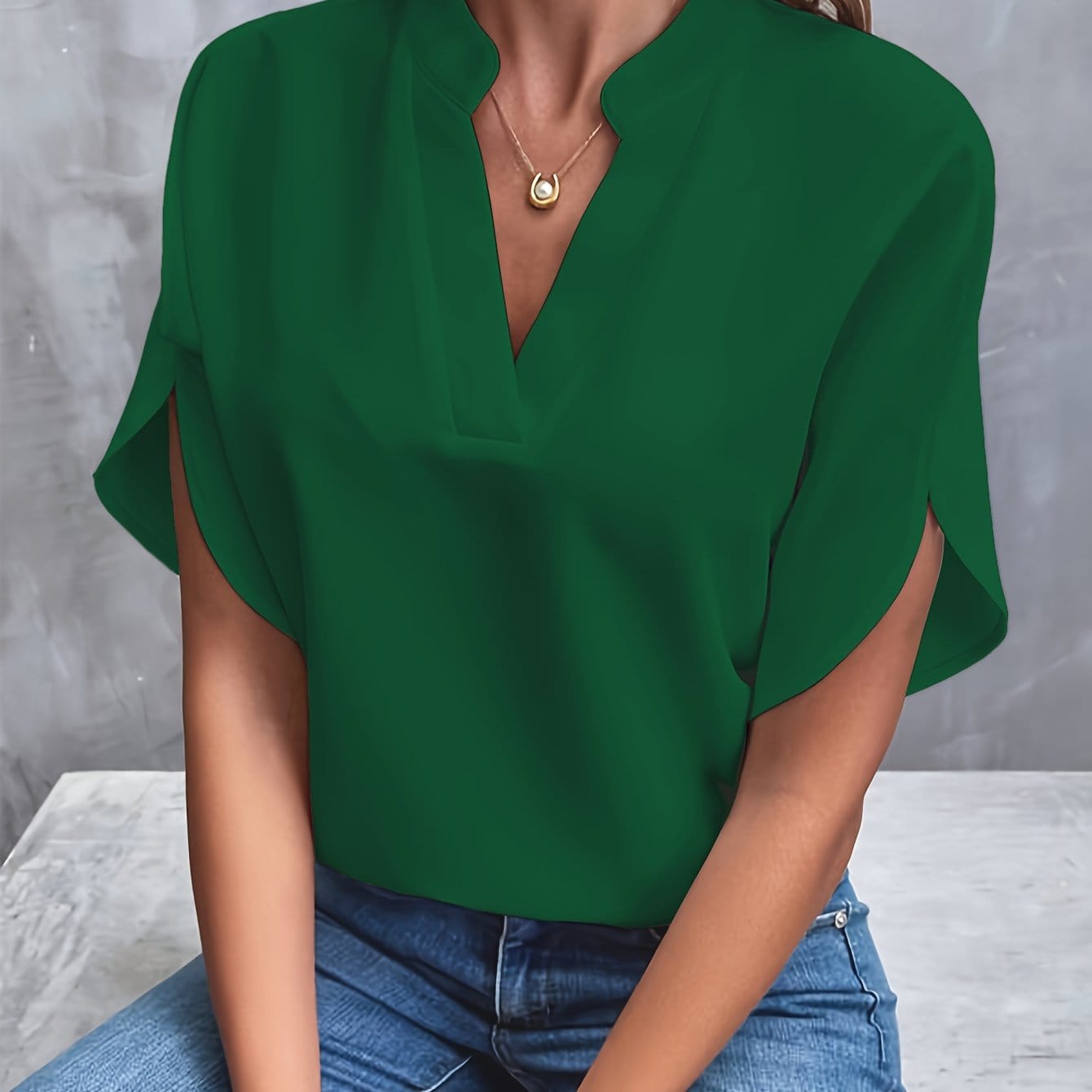 SOPHIE | DRAPED BLOUSE