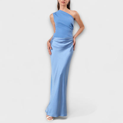 AVA | ONE-SHOULDER MAXI DRESS
