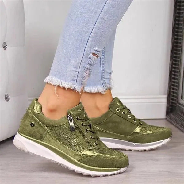 SOPHIE | ZIP UP ORTHOPEDIC SNEAKERS