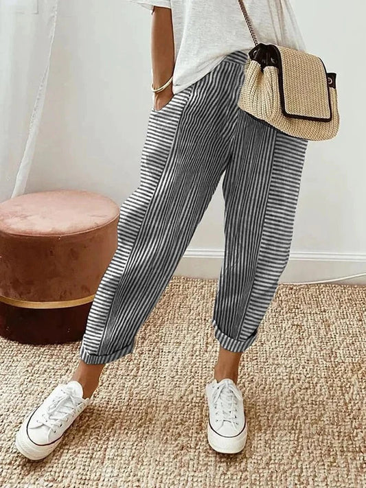 ABIGAIL | STRIPED TROUSERS