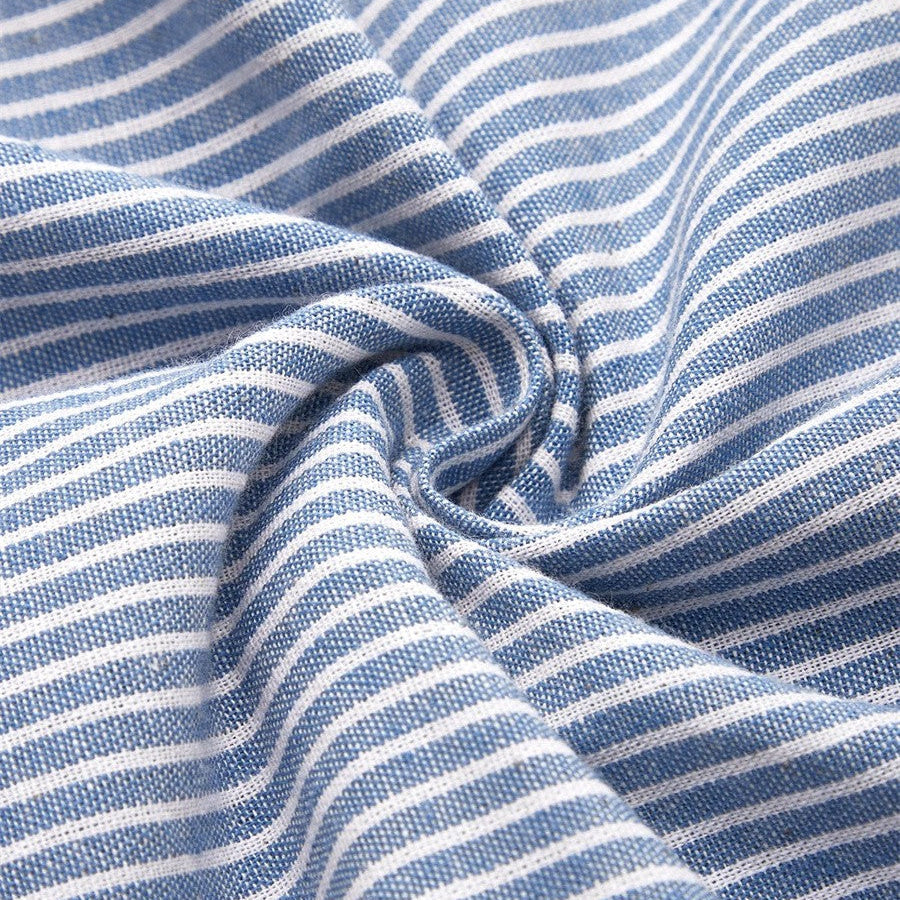 TAHLIA | STRIPED COTTON MIDI DRESS