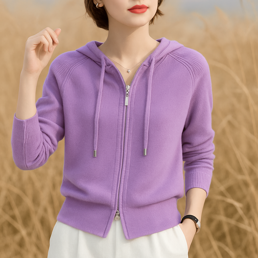 HANNAH | LOFT KNIT HOODIE