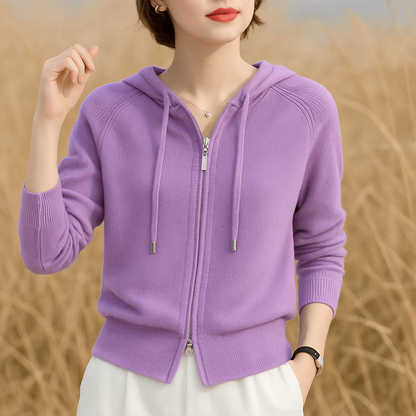 HANNAH | LOFT KNIT HOODIE