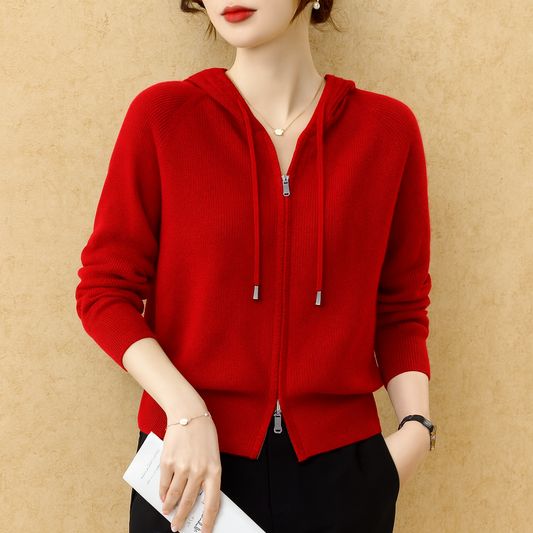 HANNAH | LOFT KNIT HOODIE