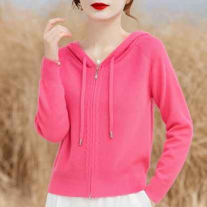 HANNAH | LOFT KNIT HOODIE