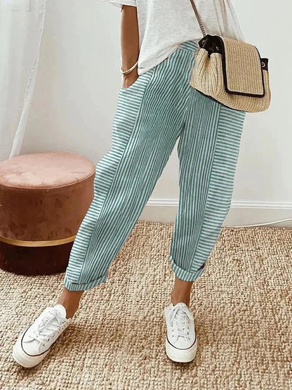 ABIGAIL | STRIPED TROUSERS