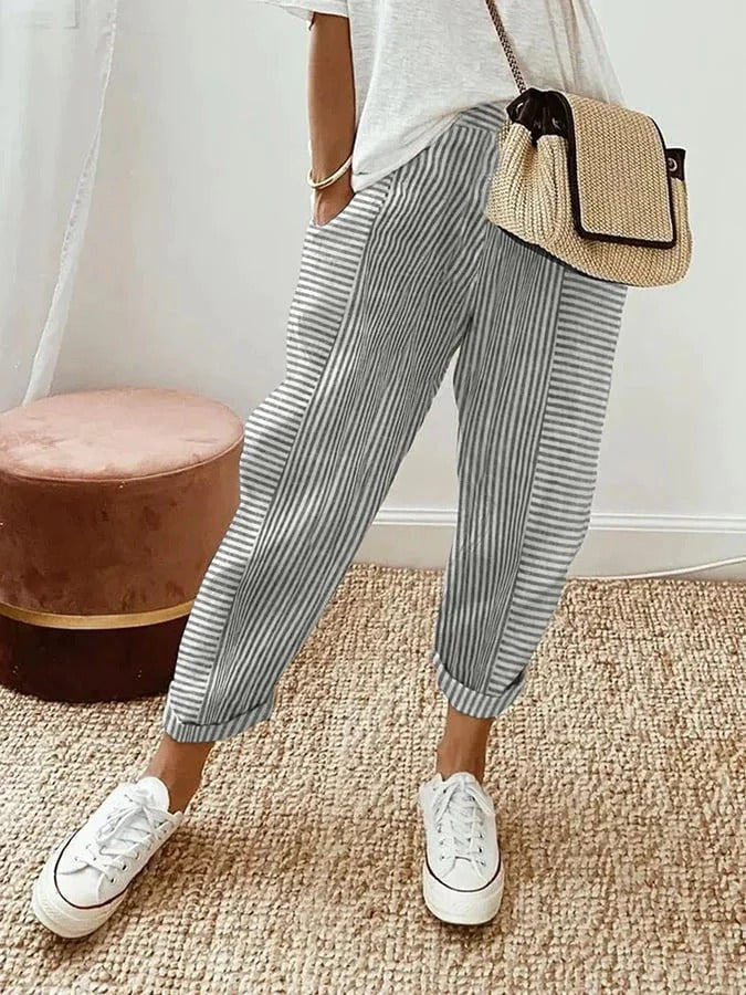 ABIGAIL | STRIPED TROUSERS