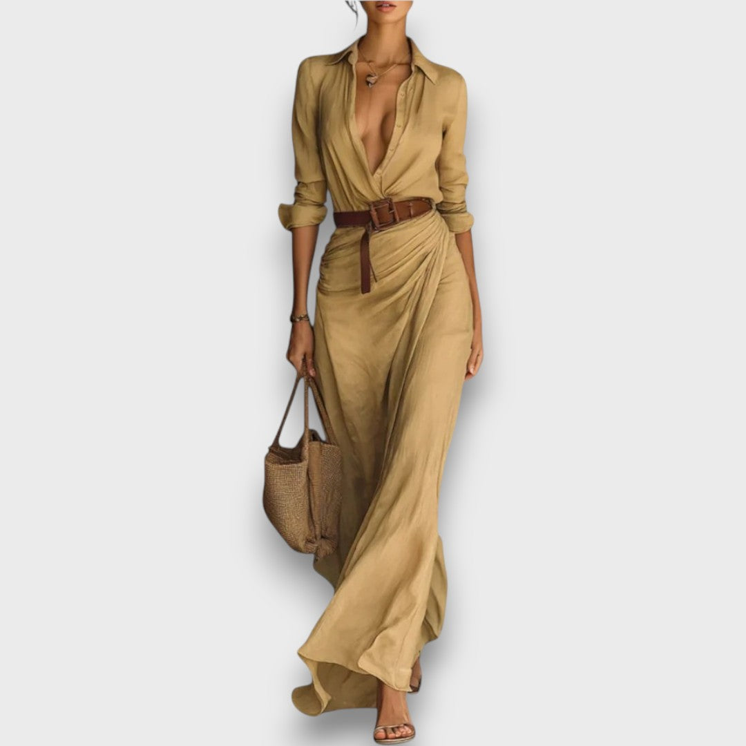MIA | WICKELKLEID MIT TAILLENGÜRTEL
