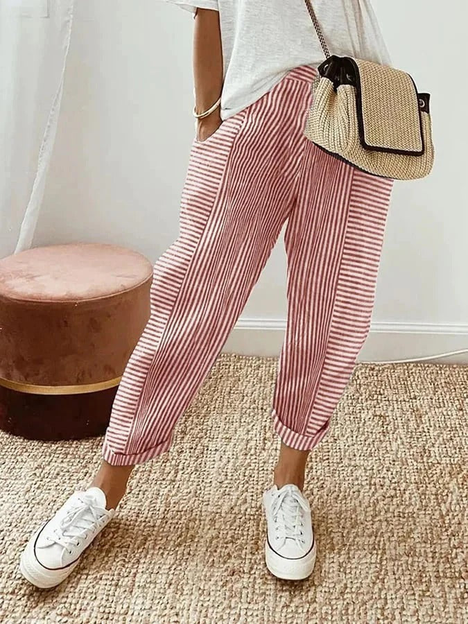 ABIGAIL | STRIPED TROUSERS