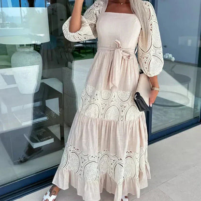 EMILY | LACE MIDI DRESS