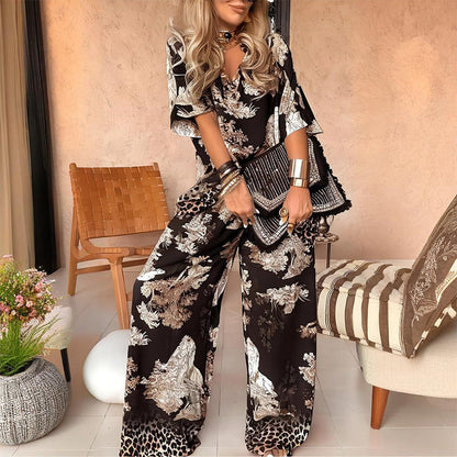 RUBY | V-NECK TWO-PIECE SET