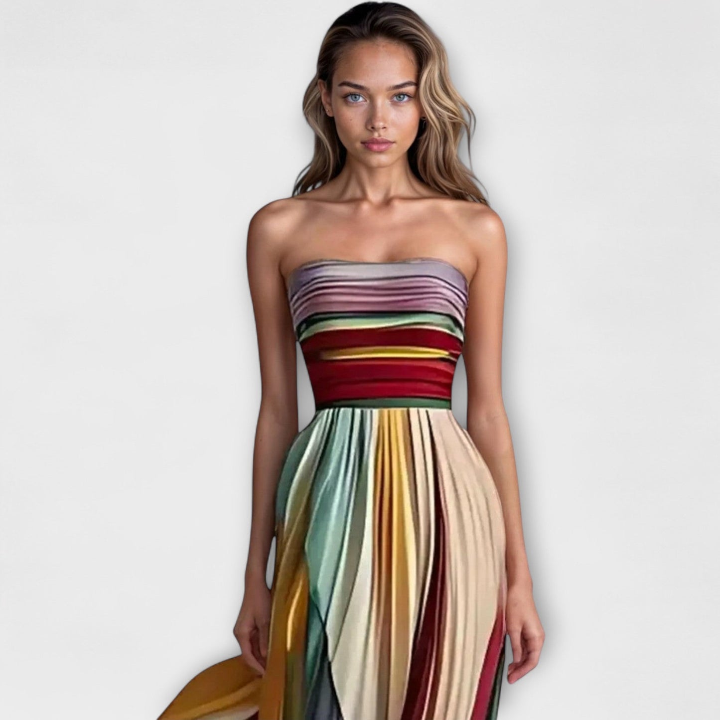 MIA | COLOURFUL SLEEVELESS DRESS